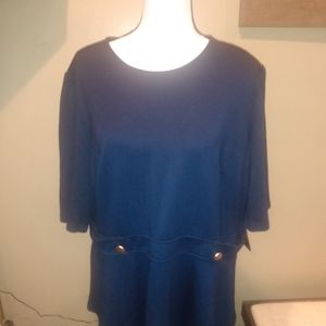 Brand new Eloquii Peplum Dress Blouse